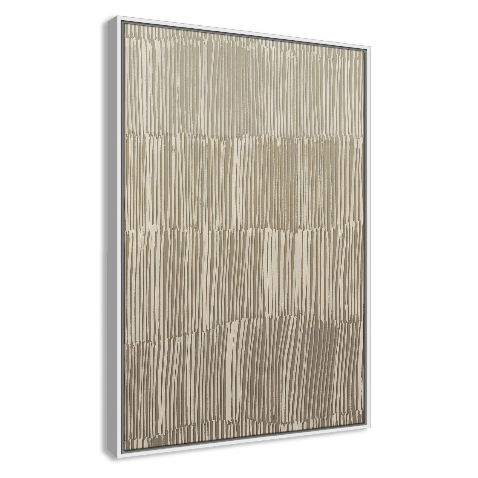 Linear Calm II Print by , 37.5" H x 25.5" W, White Floater