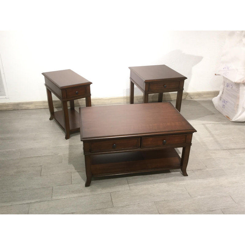 Grand Bahama End Table with Storage, 24" H x 14" W x 24" D