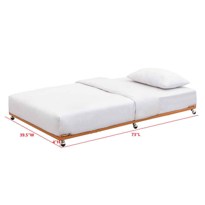 Structure de lit gigogne pour lit de jour Cedro, Gingembre miel