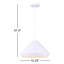 Bertie 1 - Light White Single Pendant-1686245832