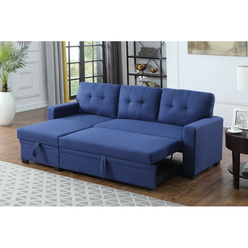 Canapé-lit modulaire convertible Modern, Bleu