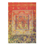 Floral Area Rug in Pink