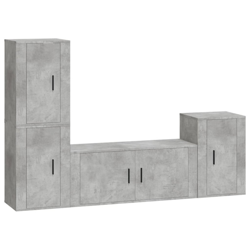 Osino Unfinished Floating TV Stand for TVs up to 78", Concrete Grey