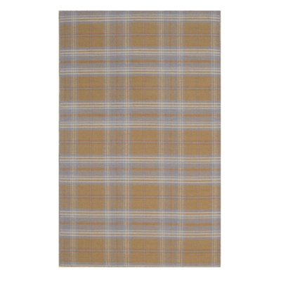 Wallis Gold Flatweave Wool Area Rug