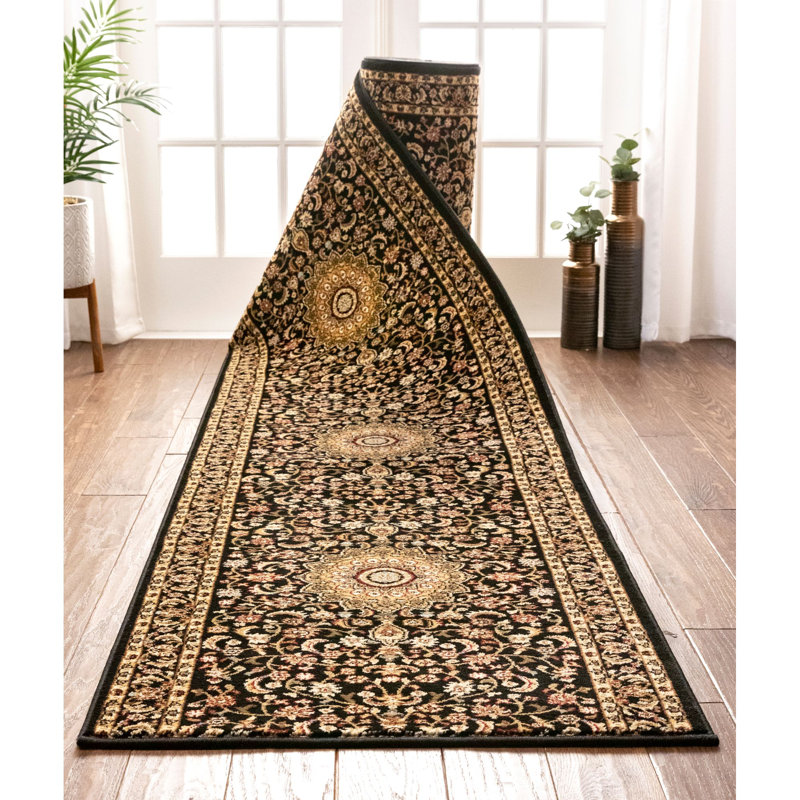 Tapis d'escalier Ginter Aviva, Tapis de couloir 2 pi 2 po x 20 pi