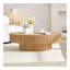 Table basse à tambour moderne de 43,7 pouces de style moderne fabriquée à la main par Ellipse-781219644