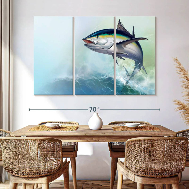 Flying Tuna Fish, 42" H x 65" W
