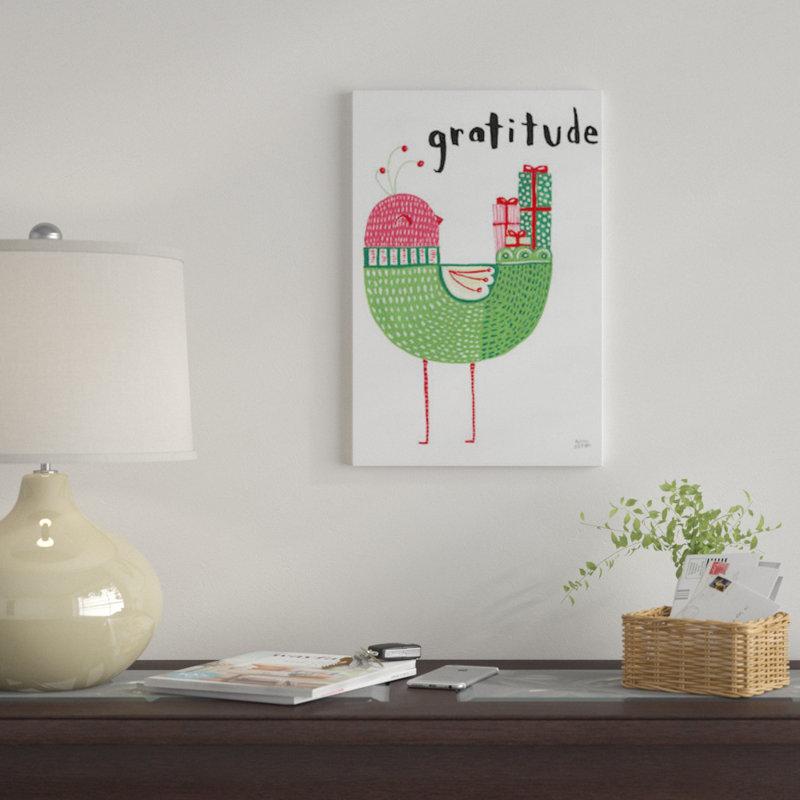 « christmas tweets iv » par melissa averinos, impression sur toile, H 12 po x l 8 po x P 0,75 po, Toile tendue, Pas de tapis