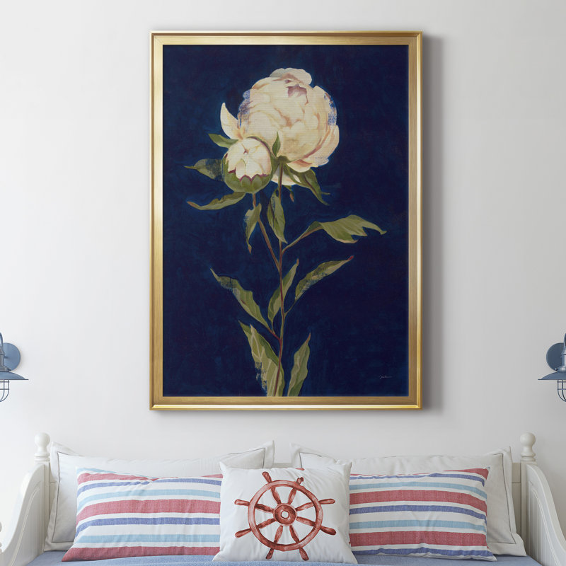 «Pretty As A Peony II», reproduction sur toile encadrée, H 42,5 po x l 30,5 po, Gold