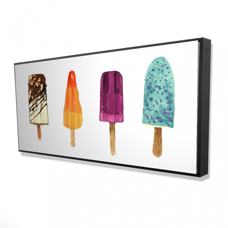 Iced lollipop - 24"x48" Framed canvas