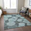 Tapis bleu sarcelle chantille lavable à la machine intérieur / extérieur-106501635