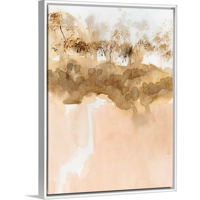 «Sun Kissed Earth II» par Victoria Barnes - reproduction d'art, H 26 po x l 20 po x P 1,75 po, Toile blanche encadrée