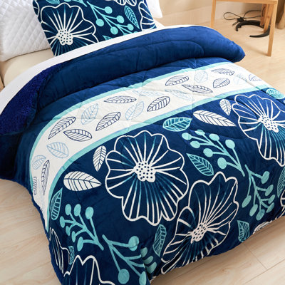Couverture en sherpa pour enfants avec taies décoratives