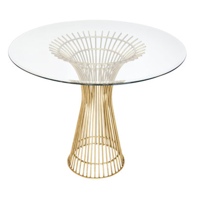 Powell Glass End Table