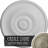 Endurathane Jefferson Ceiling Medallion, 11 3/4"OD x 3/8"P (Fits Canopies up to 2 7/8"), Hand-Painted Castle Stone Crackle Finish-27782045