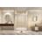 44-48" X 72" Tempered Glass With Explosion Proof Film, Aluminum Frame Double Sliding Shower Door, "1/4 (6 Mm), Stainless Steel Handle,Brushed Nickel-122371614