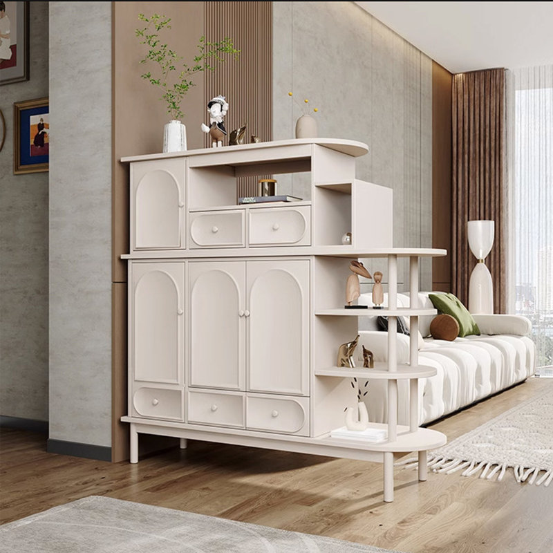 Armoire moderne à double porte d'entrée minimaliste