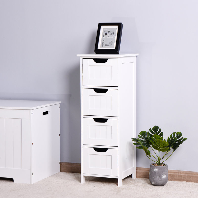White Multipurpose Cabinet With Functional Drawer Systems For Efficient Organization Freestanding Thoughtful Design