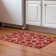 Premium Machine Washable Prisco Red Rug