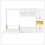 Lit escamotable simple en bois avec meuble télé, 2 tiroirs, tablettes et armoires, blanc-129747072