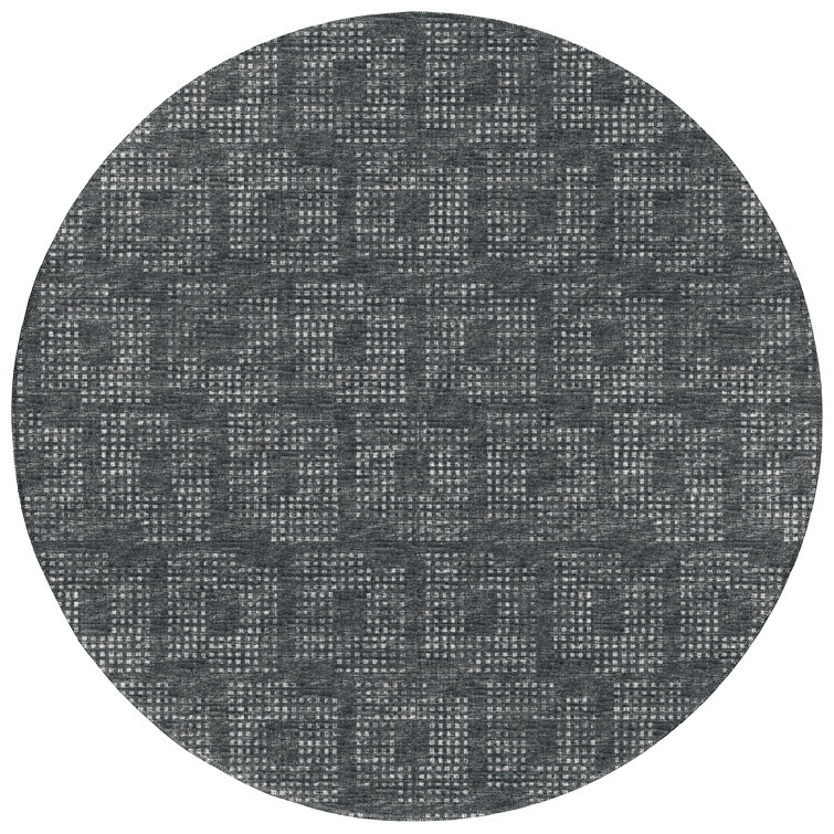 Ibtihaj Performance Chenille Washable Indoor / Outdoor Rug