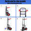 Chariot noir, chariot à roulettes en métal, transporteur multifonctionnel, pas d'assemblage complexe pour une utilisation intérieure / extérieure