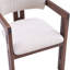 Chaise en bois massif Chatwin avec siège rembourré (table non incluse)-124611379-124611380