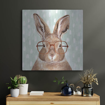 «FourEyed Forester III» par Victoria Borges sur métal