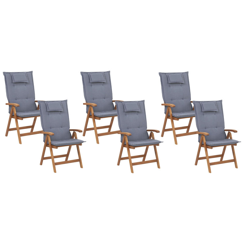 Saguenay Folding Patio Dining Armchair with Cushion