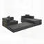 Canapé modulaire modulaire avec méridienne en L, canapé désossé avec assise profonde pour un confort et une flexibilité ultimes-132901838