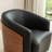 Delwood Faux Leather Modern & Comfort Swivel Barrel Chair-1199035857