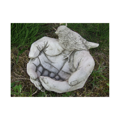 Hendren Polystone Birdbath