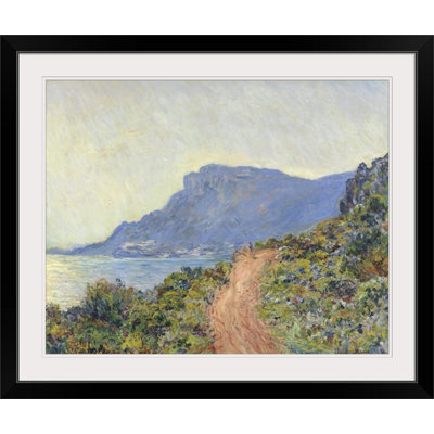 La Corniche près de Monaco, 1884 par Claude Monet - reproduction imprimée