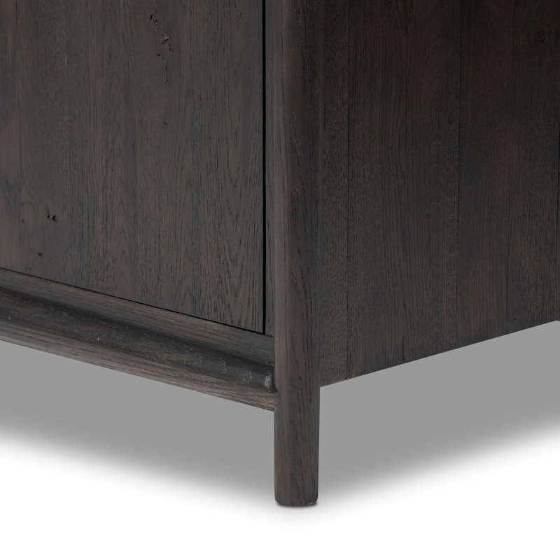 Glenview Bookcase, Smoked Black Oak