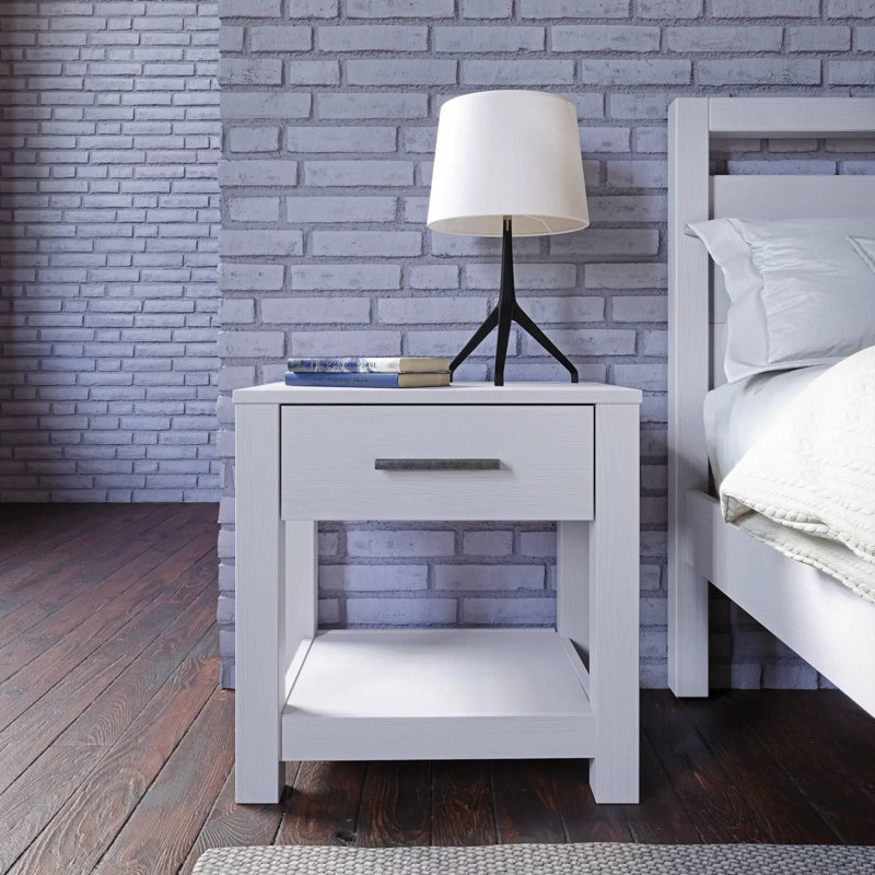 Loft Bedroom Set (5-Piece), King, White