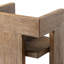 Fauteuil d'appoint sculpté en orme massif récupéré Avenel, brun moyen-foncé Heritage-1060753450
