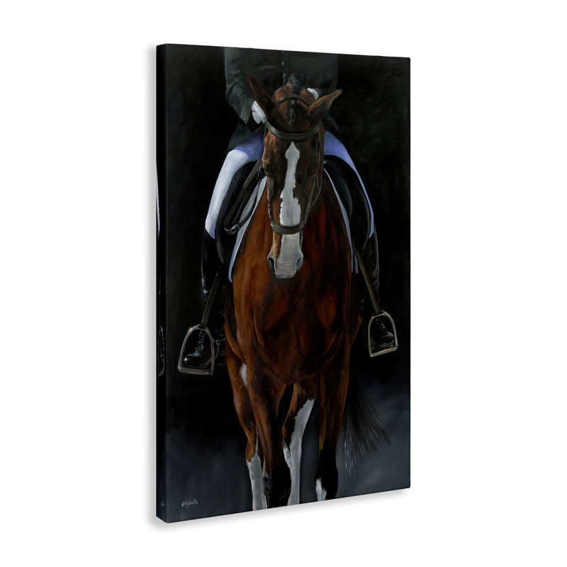 «Balance Trotting Horse» par Victoria Schultz, H 30 po x l 20 po