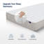 Salton 27cm Medium Gel Memory Foam Pocket Sprung Mattress-1976427294
