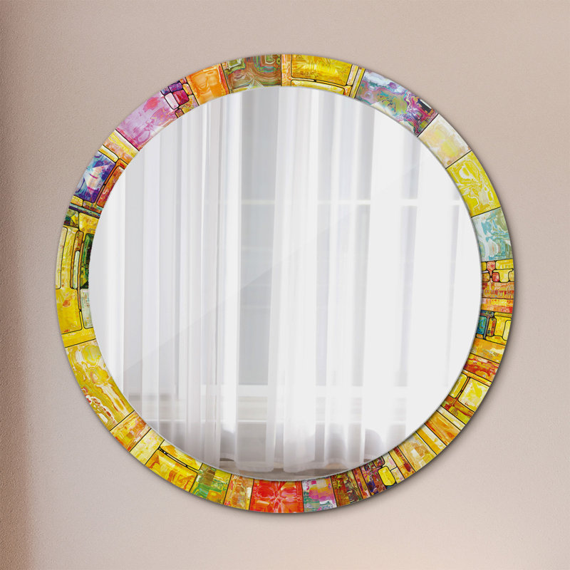 Huldar Glass Flat Wall Mirror