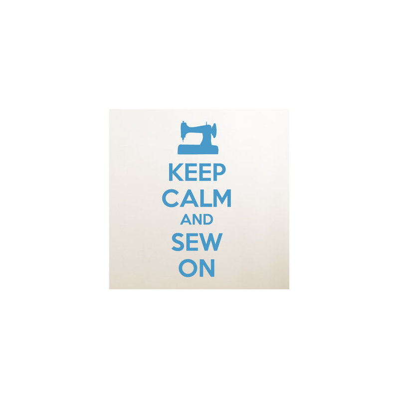 Wall Decal, Blue, Medium
