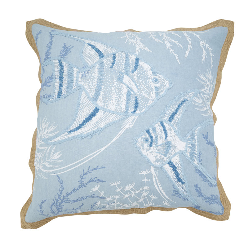 Housse de coussin Seaside Splash Fish 1