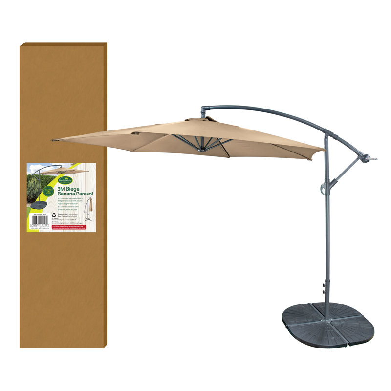 Wisner 300cm Cantilever Parasol, Beige