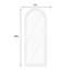 Miroir pleine longueur 65 po x 21 po à DEL arqué, à intensité variable, haute définition et antidéflagrant