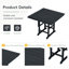 Ensemble de table et chaises d'extérieur 3 pièces Hdpe-1932350887