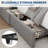 King Size Bed Frame with 4 Storage Drawers, Corduroy Upholstered Platform Bed with Wingback, Tufted Headboard & Footboard, No Box Spring Needed, Easy Assembly-916443810-916443812