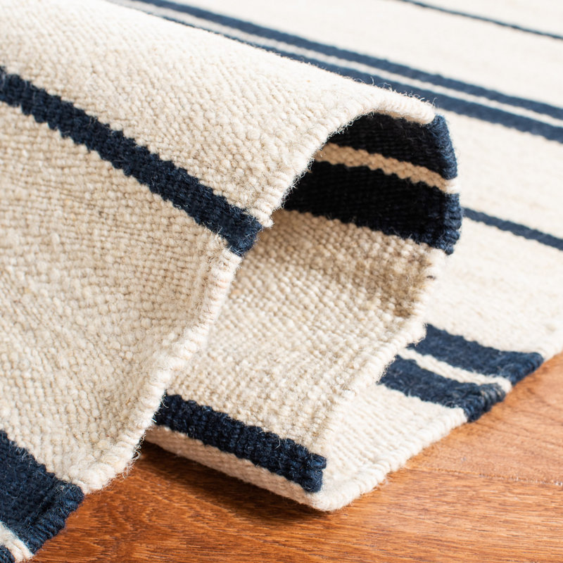 Ralph Lauren Sagaponeck Stripe Wool Striped Rug, Rectangle 10' x 14'