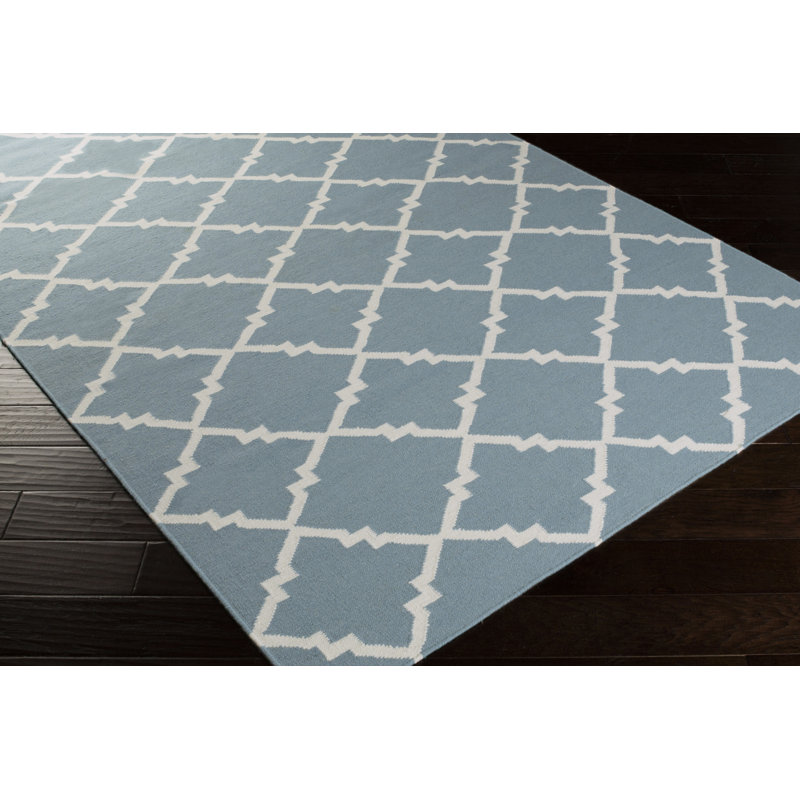 Kramer Wool Geometric Indoor Rug, Rectangle 8' x 11'