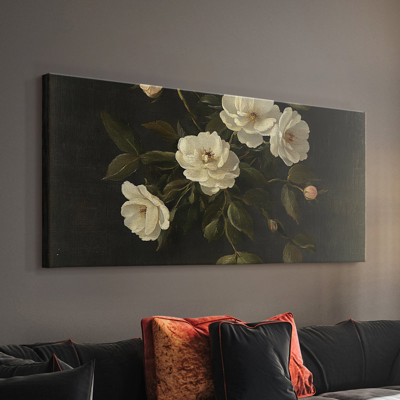 Botanical Series-CCL XXXVII - Toile tendue avec châssis - Prêt à être accroché, H 16 po x l 32 po