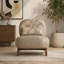 Chaise d'appoint moderne sans accoudoirs avec coussin-1454929539