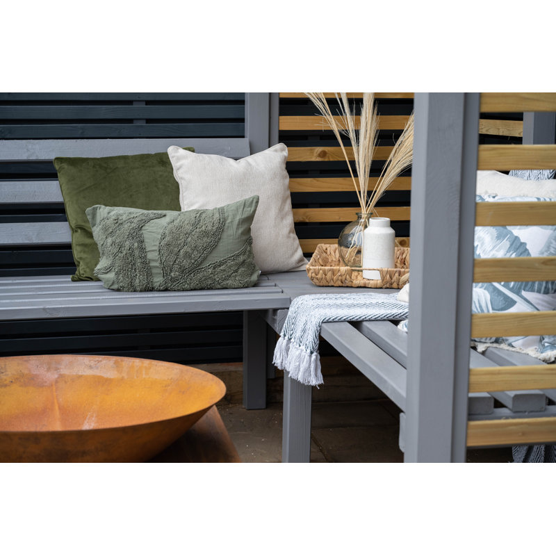 Rasen Powder Coated Steel Park Bench Park Bench